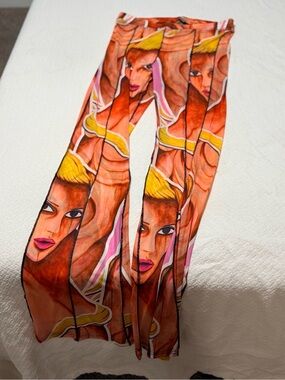 Patrick church sheer pants -